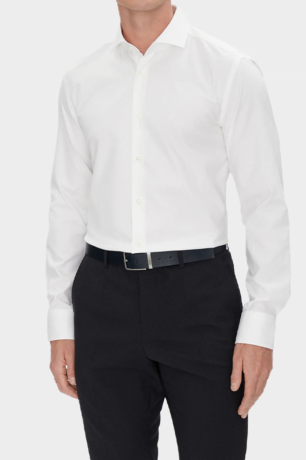 ΑΝΔΡΙΚΟ ΠΟΥΚΑΜΙΣΟ BOSS - 100 ΛΕΥΚΟ